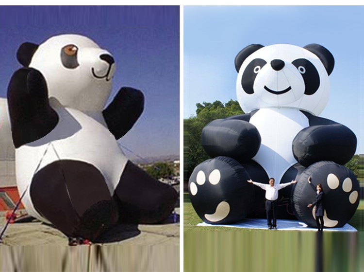 琅琊充气熊猫展示